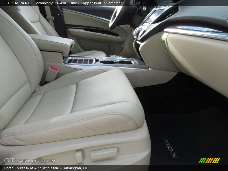 Black Copper Pearl / Parchment 2017 Acura MDX Technology SH-AWD