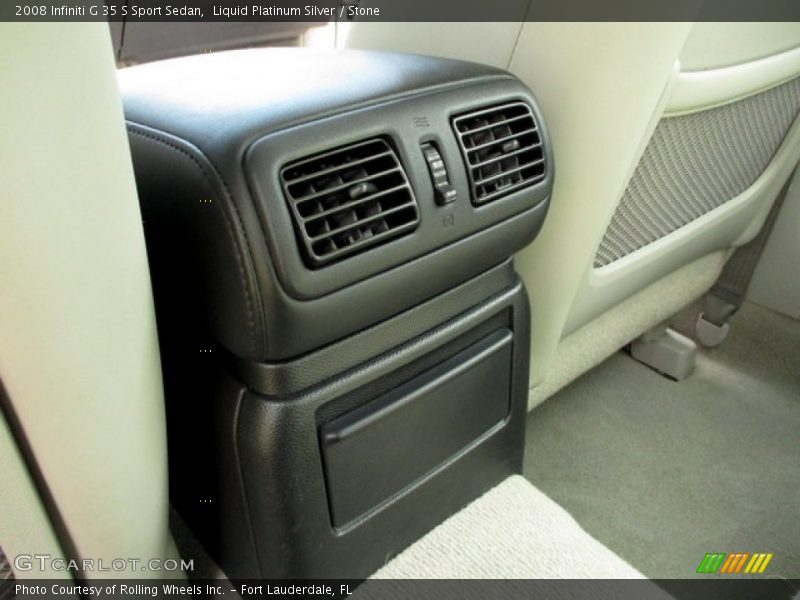 Liquid Platinum Silver / Stone 2008 Infiniti G 35 S Sport Sedan