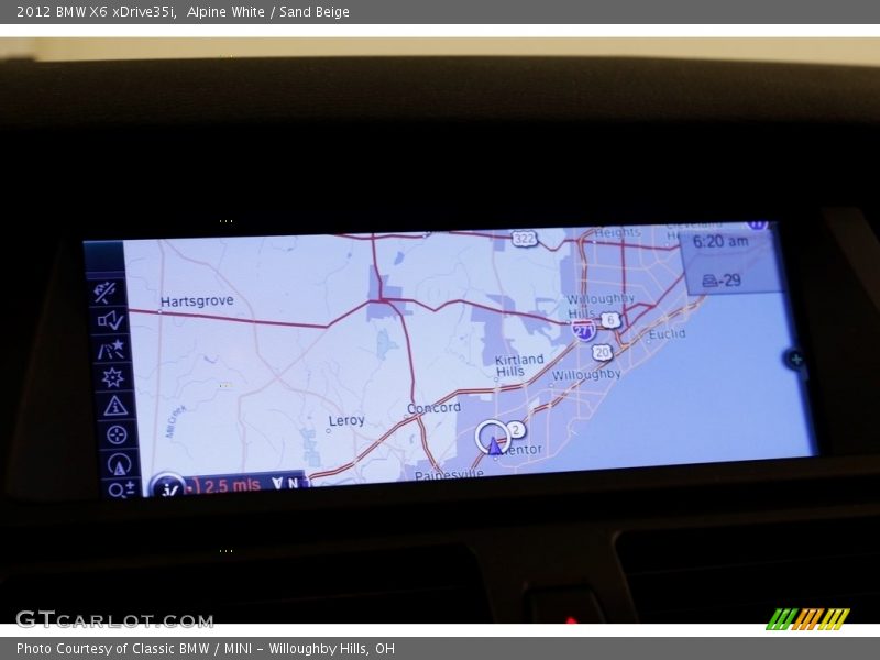 Alpine White / Sand Beige 2012 BMW X6 xDrive35i