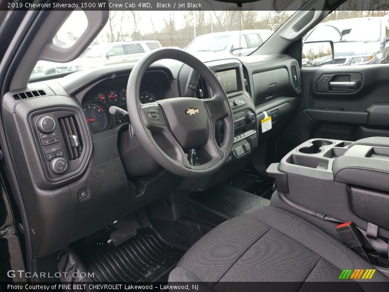 Black / Jet Black 2019 Chevrolet Silverado 1500 WT Crew Cab 4WD