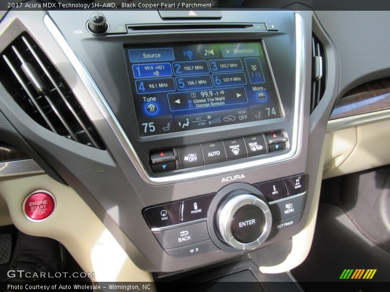 Black Copper Pearl / Parchment 2017 Acura MDX Technology SH-AWD