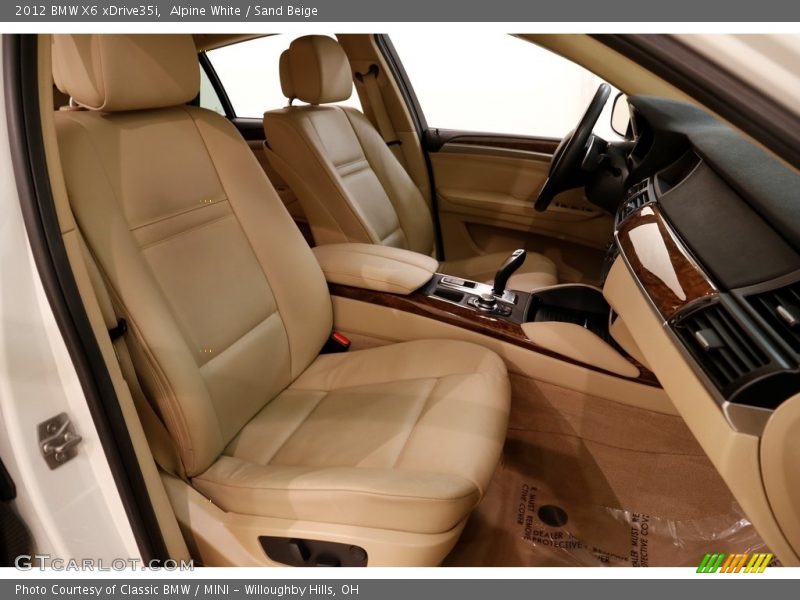 Alpine White / Sand Beige 2012 BMW X6 xDrive35i