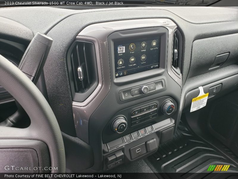 Black / Jet Black 2019 Chevrolet Silverado 1500 WT Crew Cab 4WD