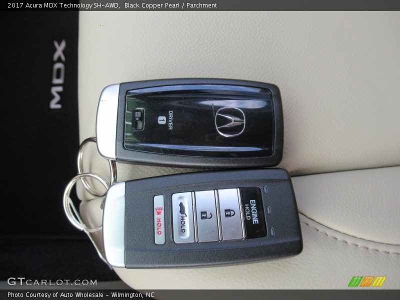 Black Copper Pearl / Parchment 2017 Acura MDX Technology SH-AWD