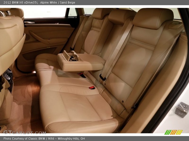 Alpine White / Sand Beige 2012 BMW X6 xDrive35i