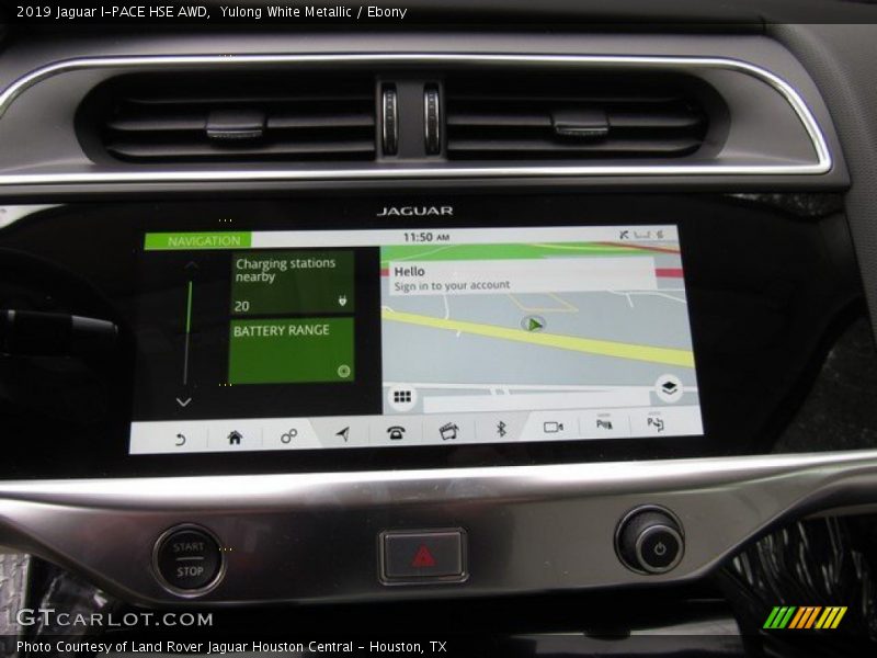 Navigation of 2019 I-PACE HSE AWD