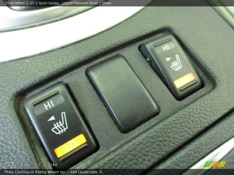 Liquid Platinum Silver / Stone 2008 Infiniti G 35 S Sport Sedan