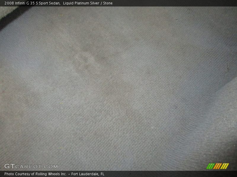 Liquid Platinum Silver / Stone 2008 Infiniti G 35 S Sport Sedan