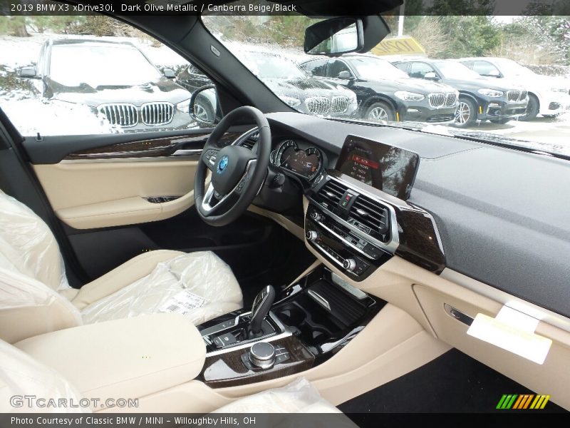 Dark Olive Metallic / Canberra Beige/Black 2019 BMW X3 xDrive30i