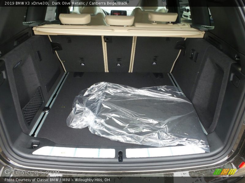 Dark Olive Metallic / Canberra Beige/Black 2019 BMW X3 xDrive30i