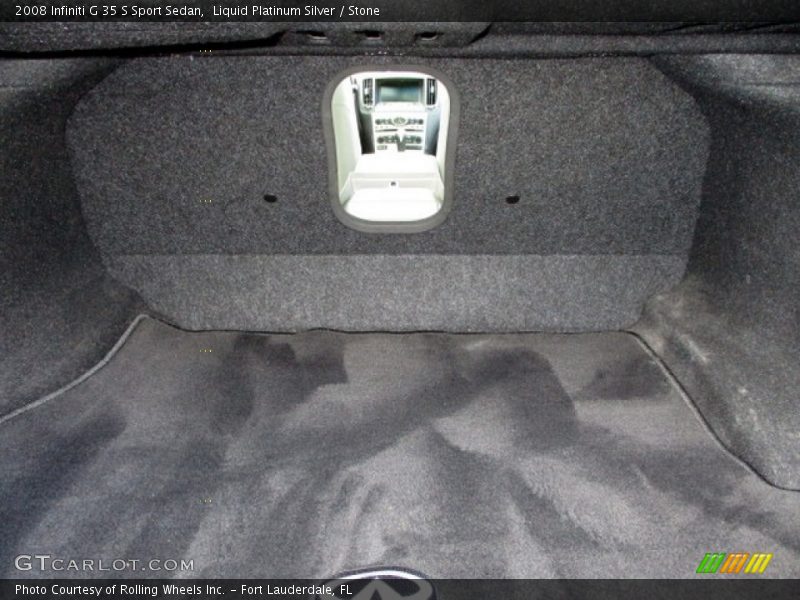 Liquid Platinum Silver / Stone 2008 Infiniti G 35 S Sport Sedan