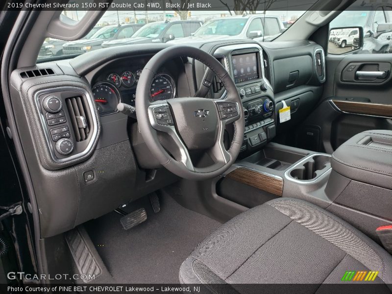 Black / Jet Black 2019 Chevrolet Silverado 1500 RST Double Cab 4WD