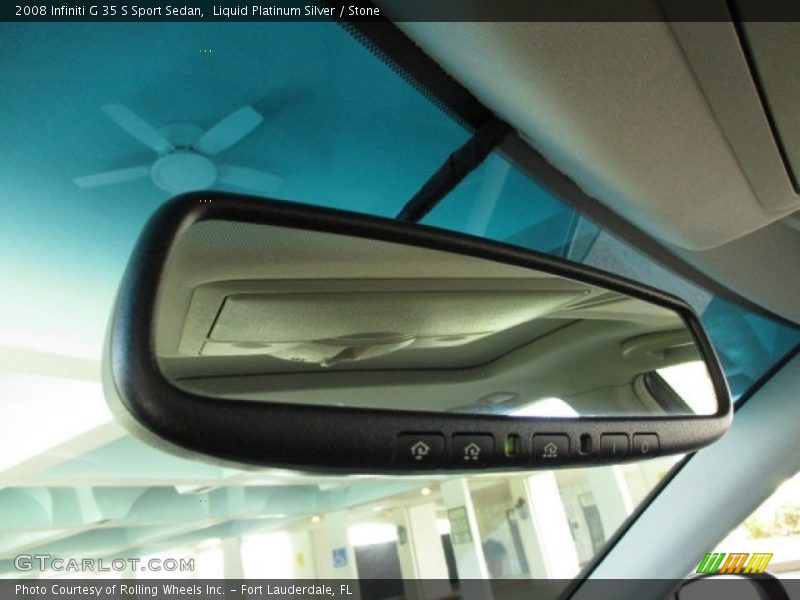 Liquid Platinum Silver / Stone 2008 Infiniti G 35 S Sport Sedan