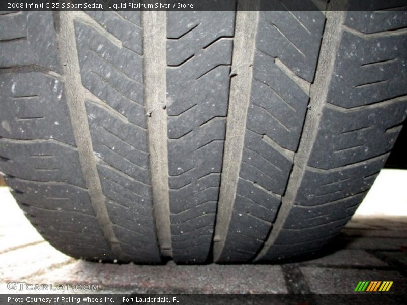 Liquid Platinum Silver / Stone 2008 Infiniti G 35 S Sport Sedan