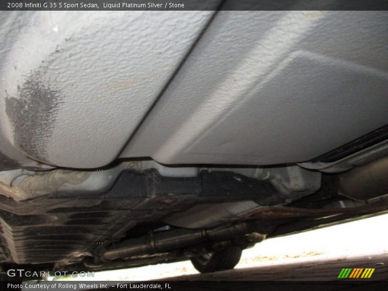 Liquid Platinum Silver / Stone 2008 Infiniti G 35 S Sport Sedan