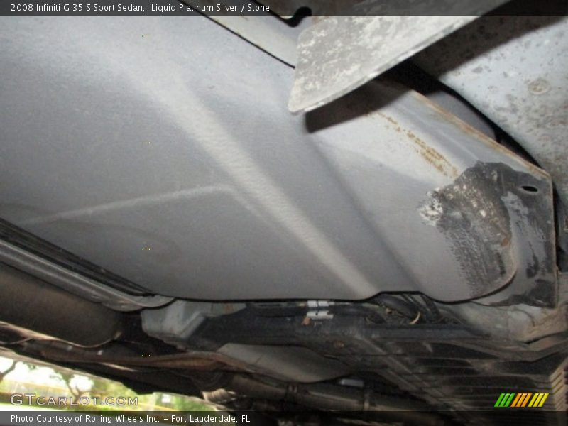 Liquid Platinum Silver / Stone 2008 Infiniti G 35 S Sport Sedan