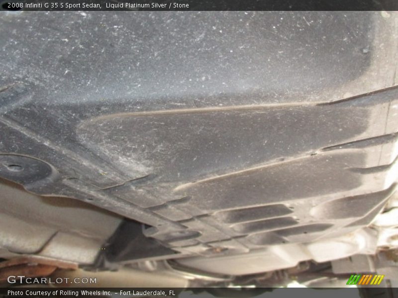 Liquid Platinum Silver / Stone 2008 Infiniti G 35 S Sport Sedan