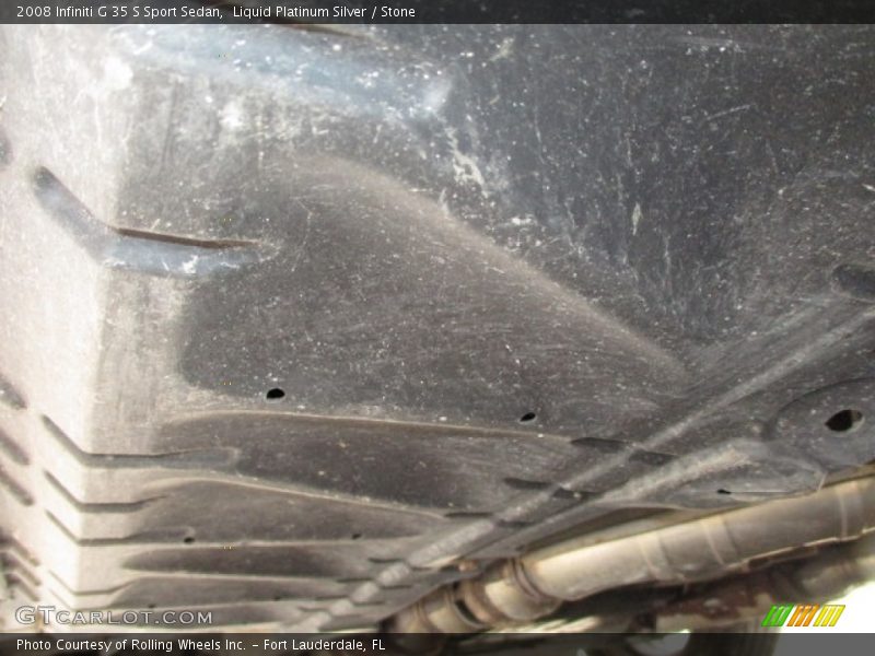 Liquid Platinum Silver / Stone 2008 Infiniti G 35 S Sport Sedan