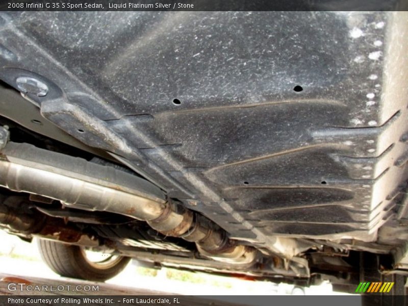 Liquid Platinum Silver / Stone 2008 Infiniti G 35 S Sport Sedan