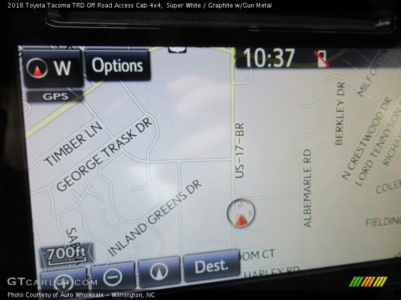 Super White / Graphite w/Gun Metal 2018 Toyota Tacoma TRD Off Road Access Cab 4x4