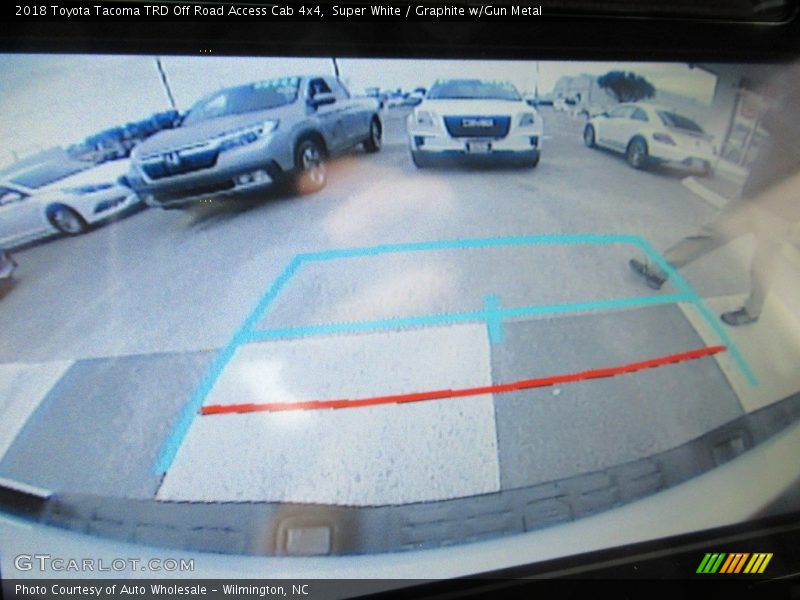 Super White / Graphite w/Gun Metal 2018 Toyota Tacoma TRD Off Road Access Cab 4x4