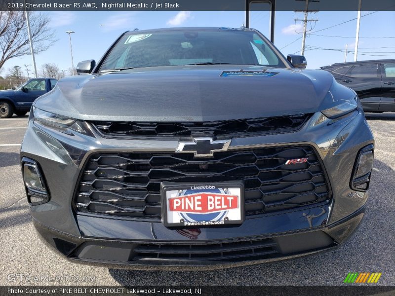 Nightfall Metallic / Jet Black 2019 Chevrolet Blazer RS AWD
