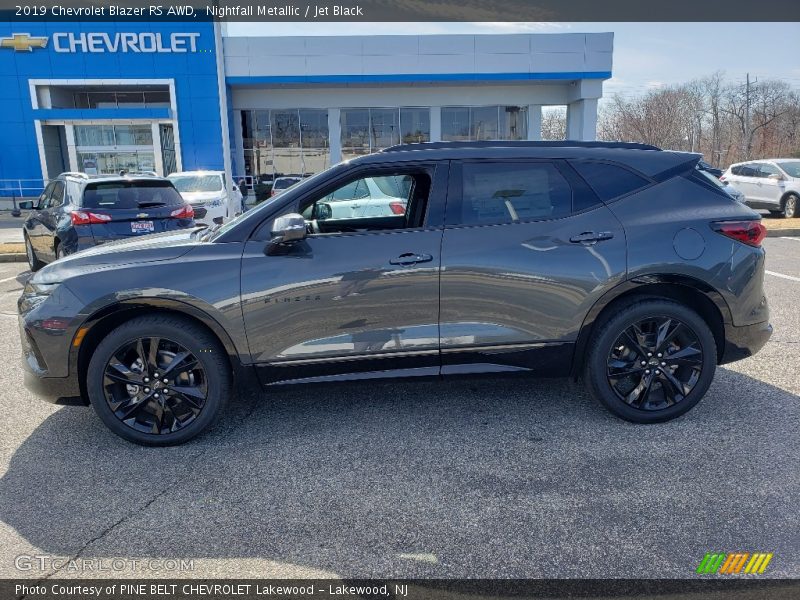 Nightfall Metallic / Jet Black 2019 Chevrolet Blazer RS AWD