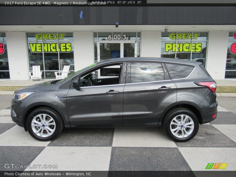 Magnetic / Medium Light Stone 2017 Ford Escape SE 4WD