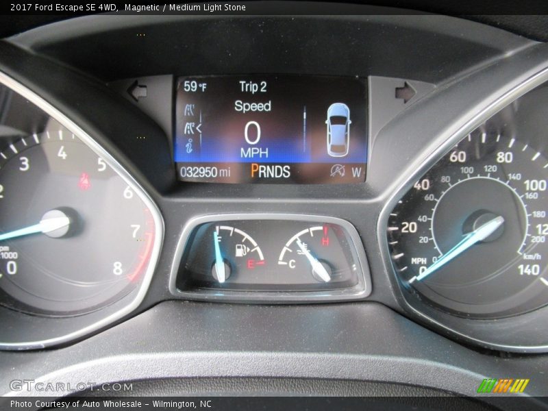 Magnetic / Medium Light Stone 2017 Ford Escape SE 4WD