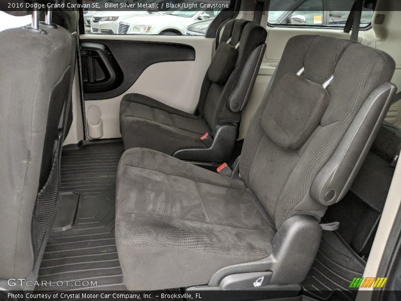 Billet Silver Metallic / Black/Light Graystone 2016 Dodge Grand Caravan SE