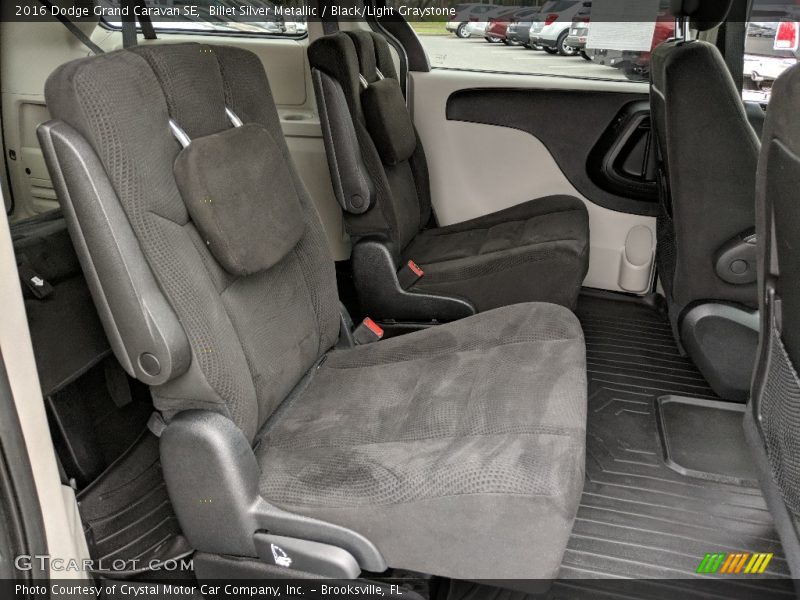 Billet Silver Metallic / Black/Light Graystone 2016 Dodge Grand Caravan SE