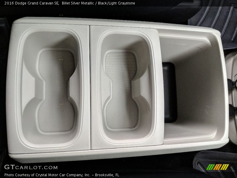 Billet Silver Metallic / Black/Light Graystone 2016 Dodge Grand Caravan SE