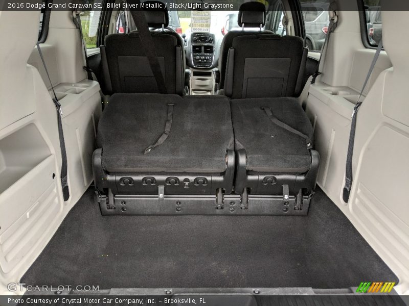 Billet Silver Metallic / Black/Light Graystone 2016 Dodge Grand Caravan SE