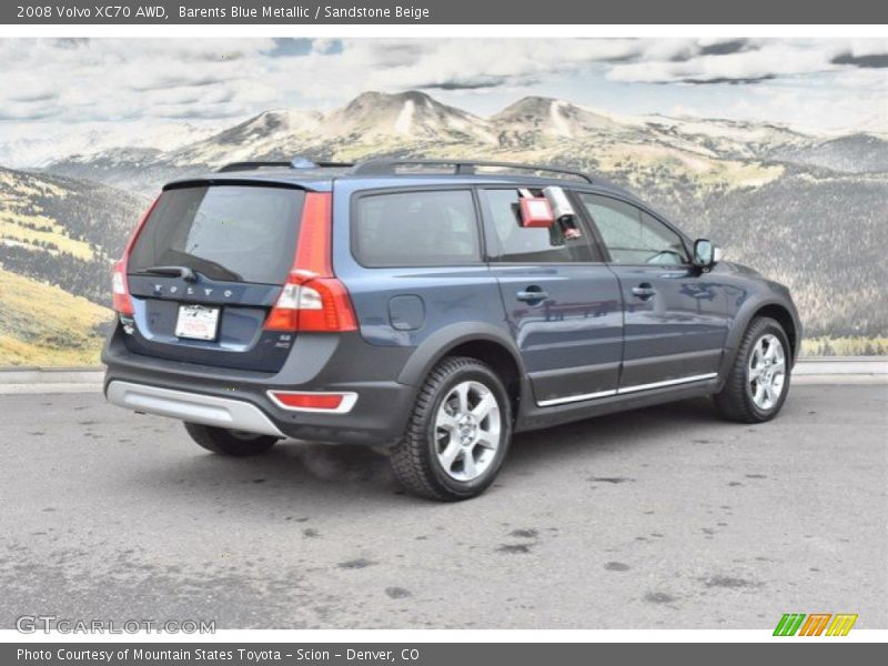 Barents Blue Metallic / Sandstone Beige 2008 Volvo XC70 AWD