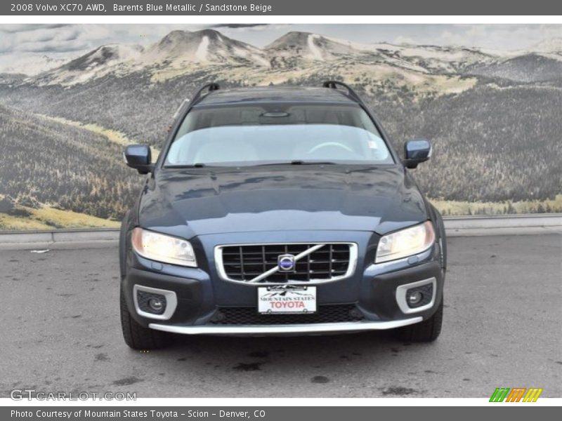 Barents Blue Metallic / Sandstone Beige 2008 Volvo XC70 AWD