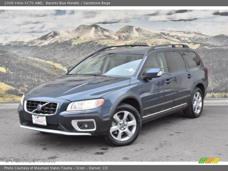 Barents Blue Metallic / Sandstone Beige 2008 Volvo XC70 AWD