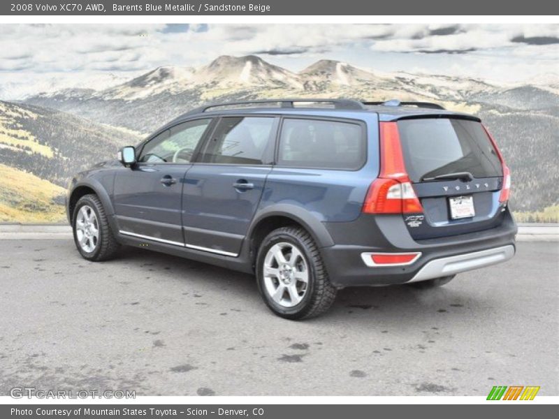 Barents Blue Metallic / Sandstone Beige 2008 Volvo XC70 AWD