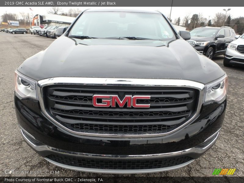 Ebony Twilight Metallic / Jet Black 2019 GMC Acadia SLE AWD