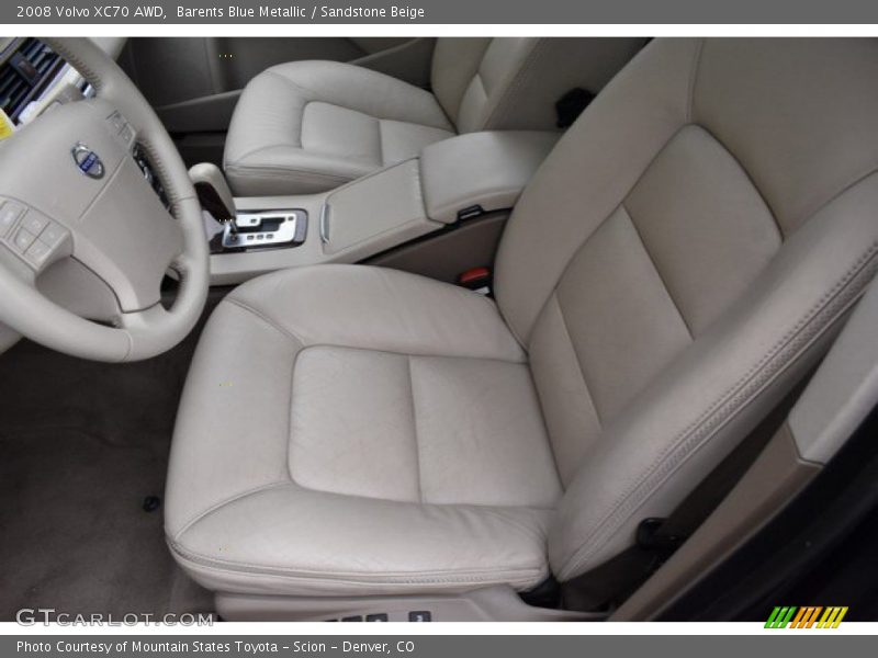 Barents Blue Metallic / Sandstone Beige 2008 Volvo XC70 AWD