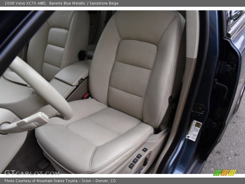 Barents Blue Metallic / Sandstone Beige 2008 Volvo XC70 AWD