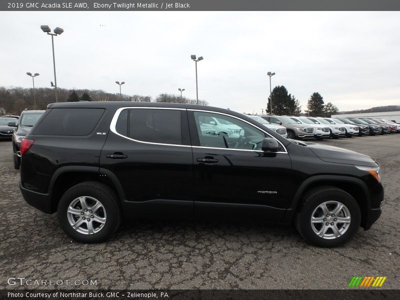 Ebony Twilight Metallic / Jet Black 2019 GMC Acadia SLE AWD