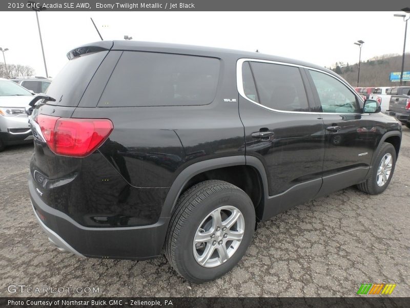 Ebony Twilight Metallic / Jet Black 2019 GMC Acadia SLE AWD