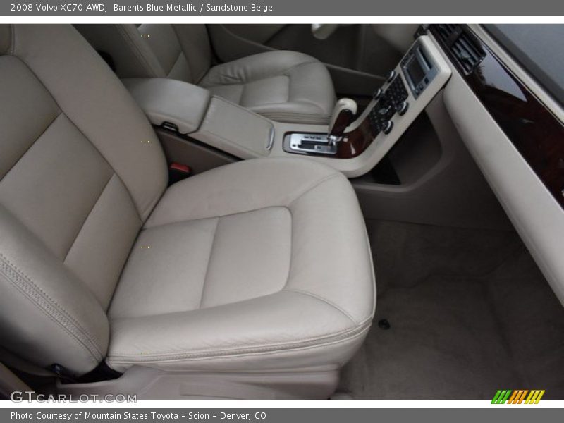 Barents Blue Metallic / Sandstone Beige 2008 Volvo XC70 AWD