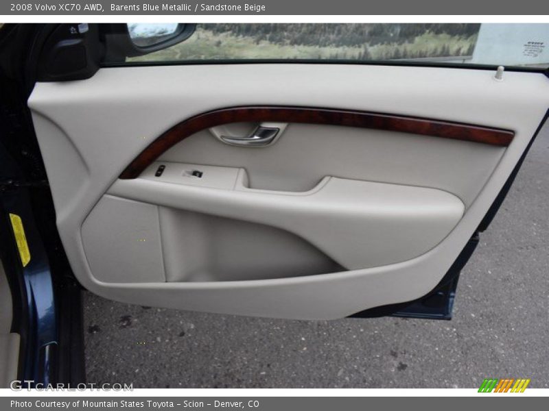 Barents Blue Metallic / Sandstone Beige 2008 Volvo XC70 AWD