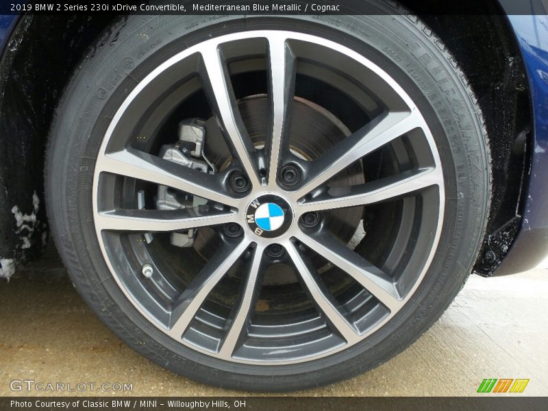 Mediterranean Blue Metallic / Cognac 2019 BMW 2 Series 230i xDrive Convertible