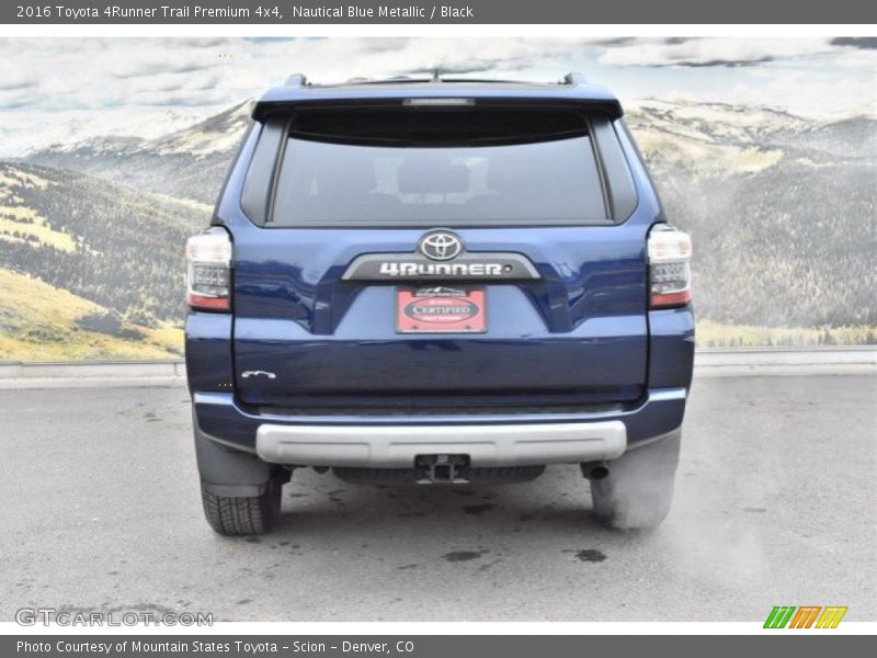 Nautical Blue Metallic / Black 2016 Toyota 4Runner Trail Premium 4x4