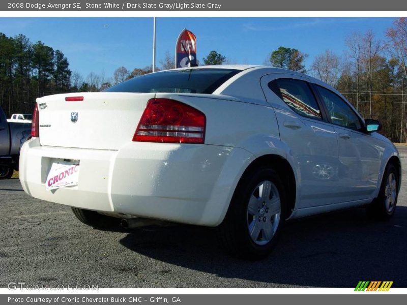 Stone White / Dark Slate Gray/Light Slate Gray 2008 Dodge Avenger SE