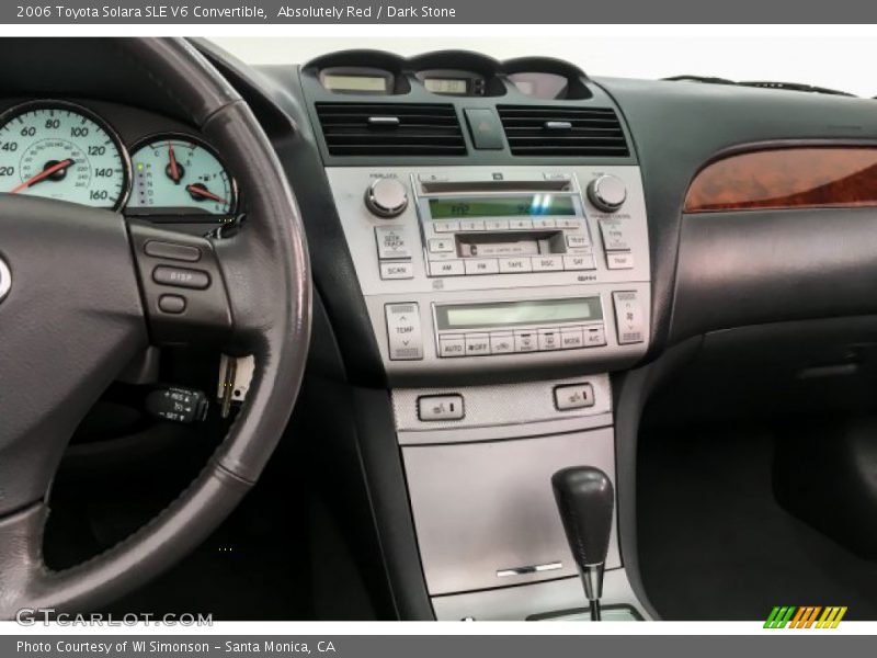 Absolutely Red / Dark Stone 2006 Toyota Solara SLE V6 Convertible