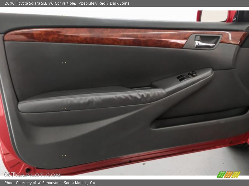 Absolutely Red / Dark Stone 2006 Toyota Solara SLE V6 Convertible