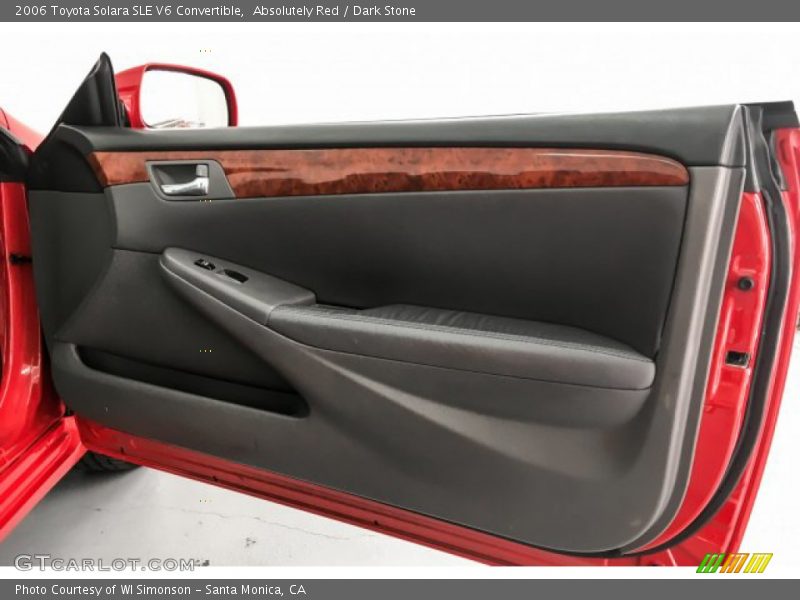 Absolutely Red / Dark Stone 2006 Toyota Solara SLE V6 Convertible
